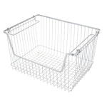 Load image into Gallery viewer, Home Basics Large Powder Coated Steel Wire Storage Basket, Grey $8.00 EACH, CASE PACK OF 12