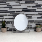 Load image into Gallery viewer, Home Basics Double Sided Tabletop and Countertop Mirror with Transparent Plastic Frame, Clear $3.00 EACH, CASE PACK OF 12