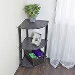 Load image into Gallery viewer, Home Basics 3 Tier Corner Shelf, Grey $25.00 EACH, CASE PACK OF 1
