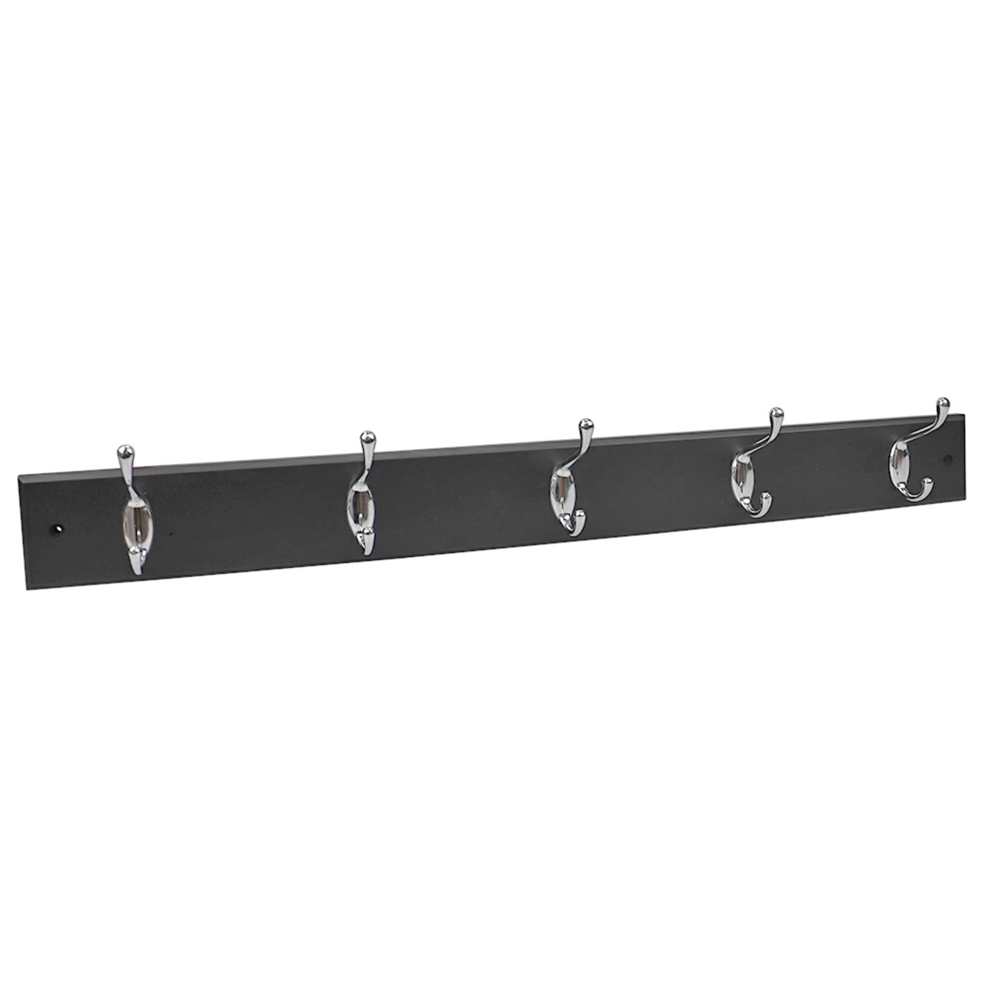 Home Basics 5 Double Hook Wall Mounted Hanging Rack, Black $12.00 EACH, CASE PACK OF 12