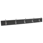 Load image into Gallery viewer, Home Basics 5 Double Hook Wall Mounted Hanging Rack, Black $12.00 EACH, CASE PACK OF 12

