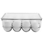Load image into Gallery viewer, Home Basics 12 Egg Plastic Holder with Lid, Clear $3.00 EACH, CASE PACK OF 12
