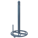 Load image into Gallery viewer, Home Basics Iris Freestanding Cast Iron Paper Towel Holder with Tear Bar, Slate $8.00 EACH, CASE PACK OF 3