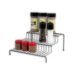 Load image into Gallery viewer, Home Basics 3 Tier Steel Seasoning Rack, Black Onyx $4.00 EACH, CASE PACK OF 12