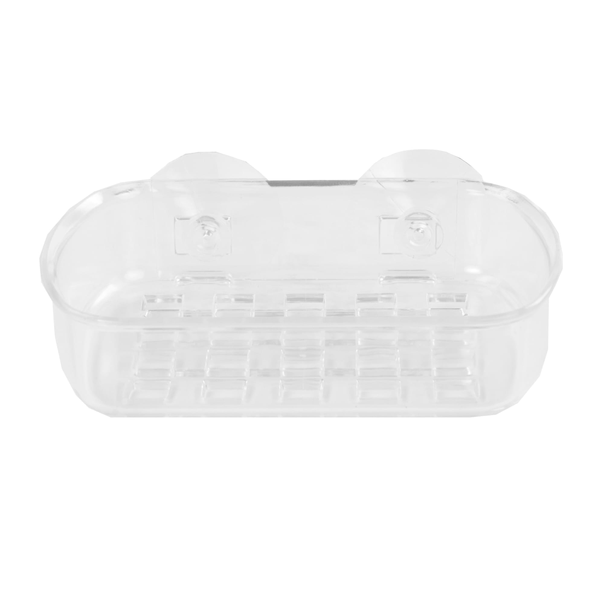 Home Basics Soap Dish with Suction Cups $1.50 EACH, CASE PACK OF 24