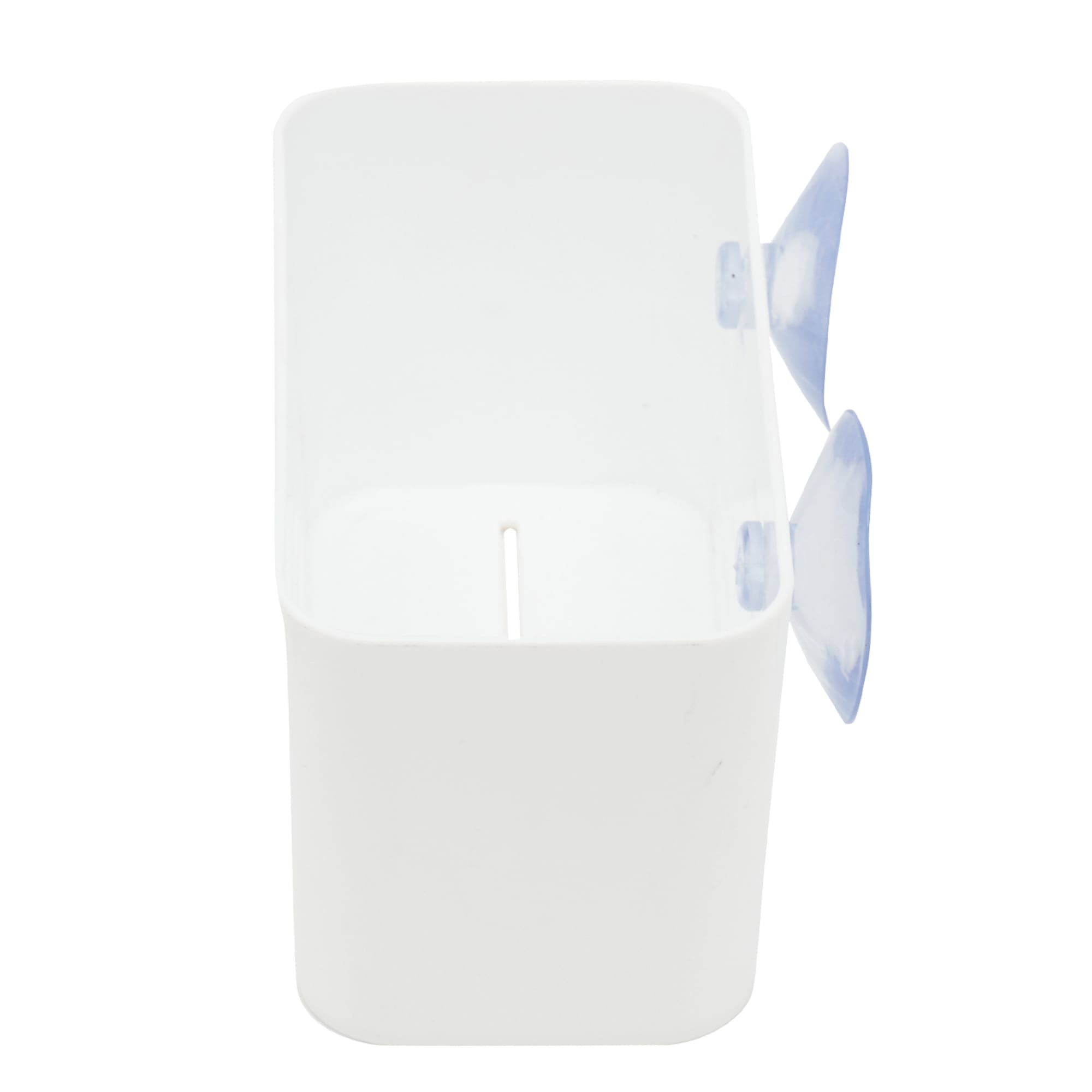 Home Basics Serenity Wide Bath Caddy with Suction, White $2.00 EACH, CASE PACK OF 24