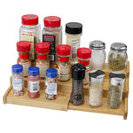 Load image into Gallery viewer, Home Basics Expandable 3 Tier Step Seasoning and Spice Organizer, Natural $10.00 EACH, CASE PACK OF 12
