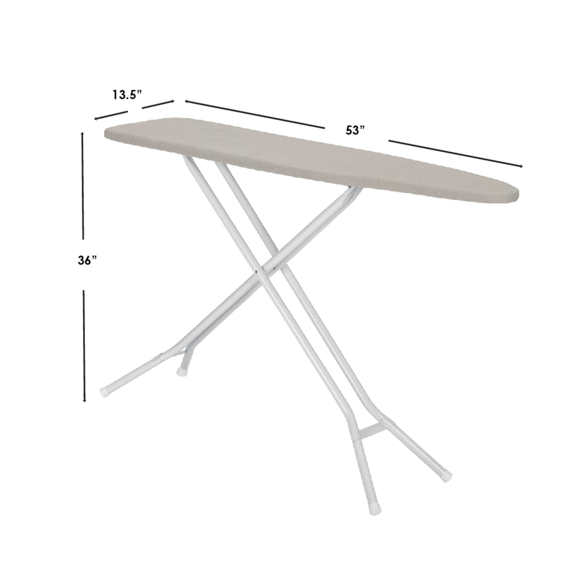 Seymour Home Products Adjustable Height, 4-Leg Ironing Board with Perforated Top, Space Grey $30 EACH, CASE PACK OF 1