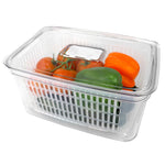 Load image into Gallery viewer, Home Basics Large Produce Saver with Removable Colander, Clear $8.00 EACH, CASE PACK OF 6
