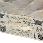 Load image into Gallery viewer, Home Basics Paris Collection 12 Pair Under-the-Bed Shoe Box, Natural $6.00 EACH, CASE PACK OF 12