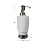 Load image into Gallery viewer, Home Basics Rubberized Plastic Countertop Soap Dispenser, White $5 EACH, CASE PACK OF 12