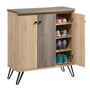 Home Basics 4 Tier Shoe Cabinet, Natural $120 EACH, CASE PACK OF 1