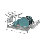 Load image into Gallery viewer, Home Basics Aluminum 2-Tier Dish Rack $40.00 EACH, CASE PACK OF 6
