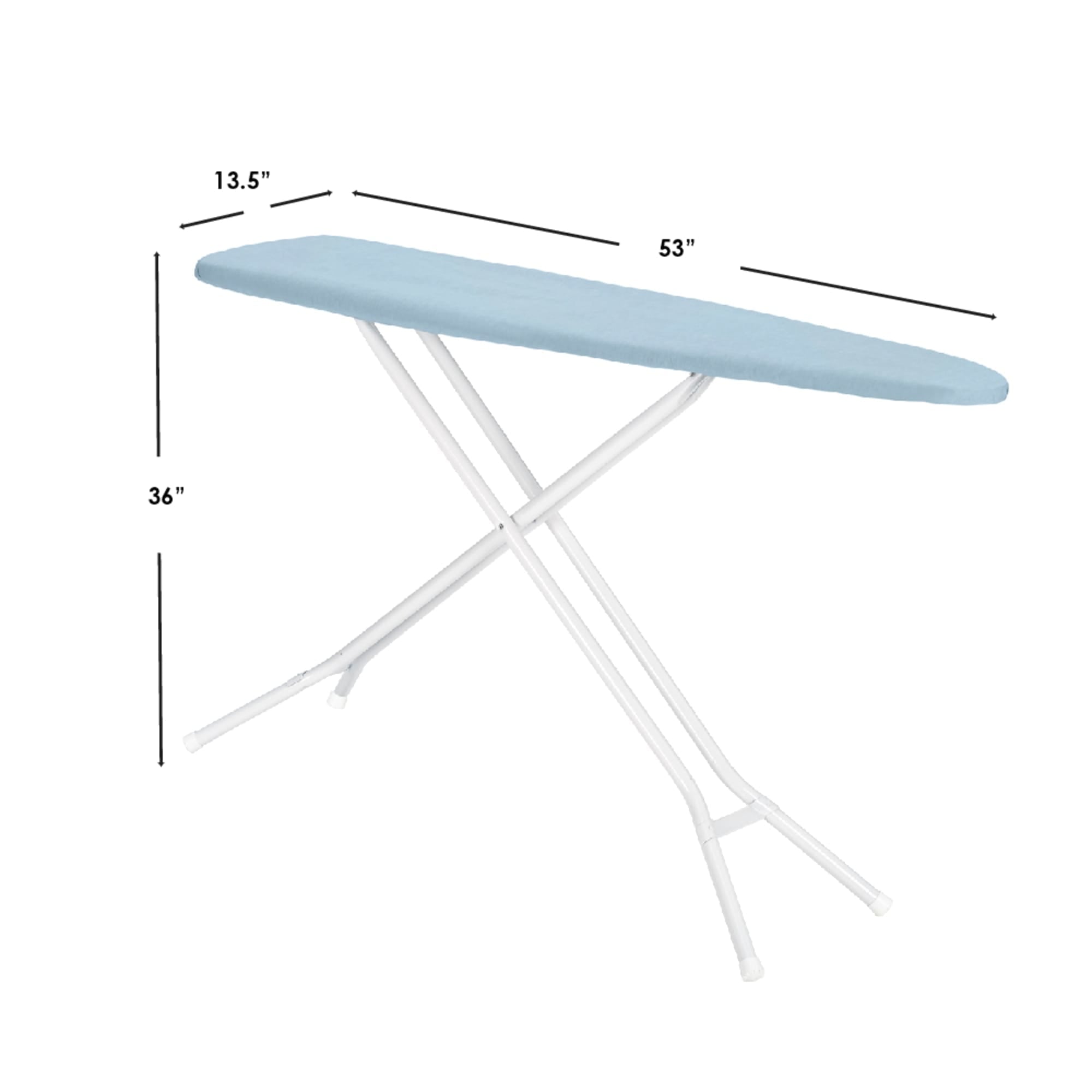 Seymour Home Products Adjustable Height, 4-Leg Ironing Board With Perforated Top, Light Blue (4 Pack) $30.00 EACH, CASE PACK OF 4