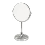 Load image into Gallery viewer, Home Basics Elizabeth Collection Cosmetic Mirror, Chrome $15.00 EACH, CASE PACK OF 6