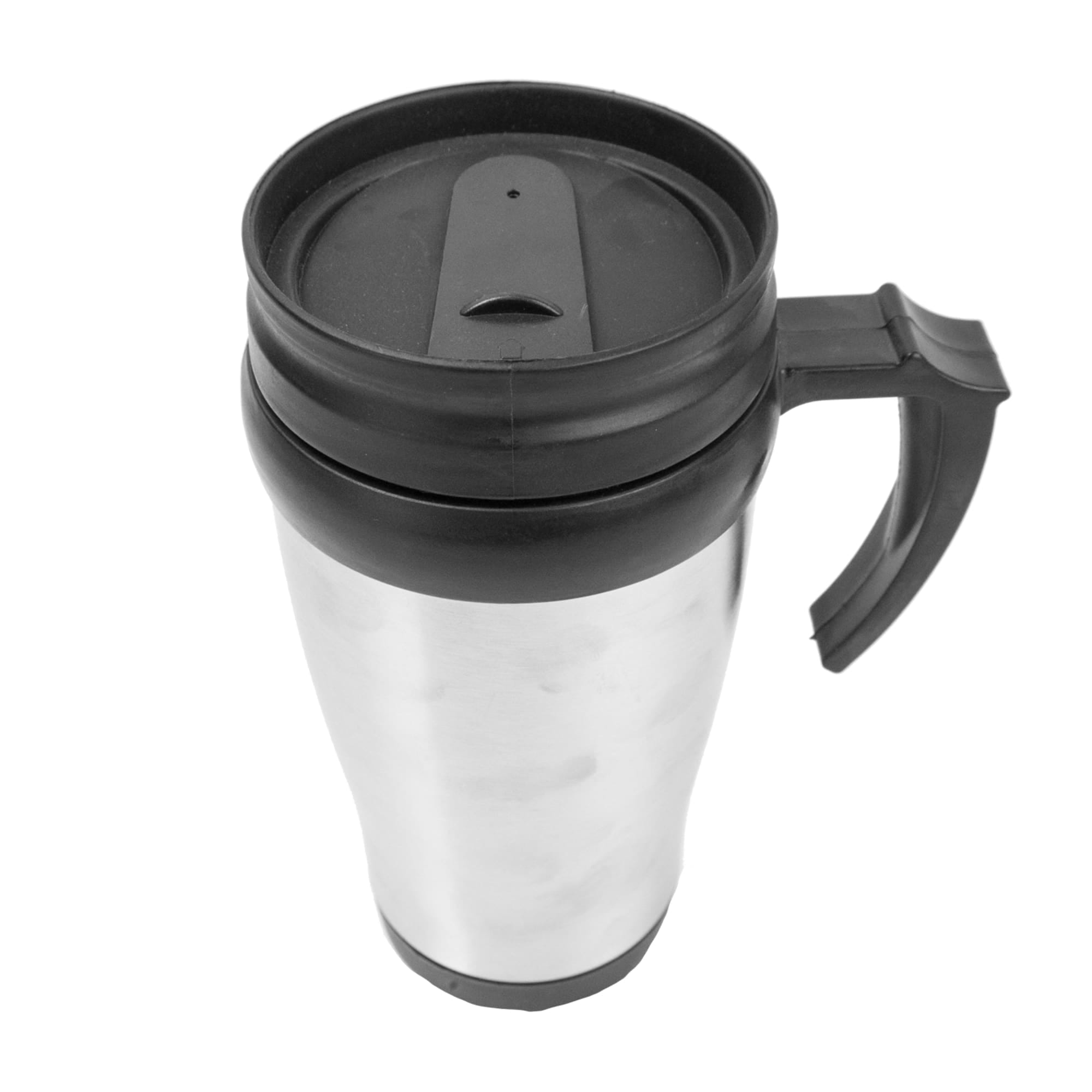 Home Basics 16 oz. Stainless Steel Insulated Travel Mug with Handle $3.00 EACH, CASE PACK OF 24
