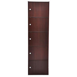 Home Basics 5  Cube Cabinet, Mahogany $70.00 EACH, CASE PACK OF 1