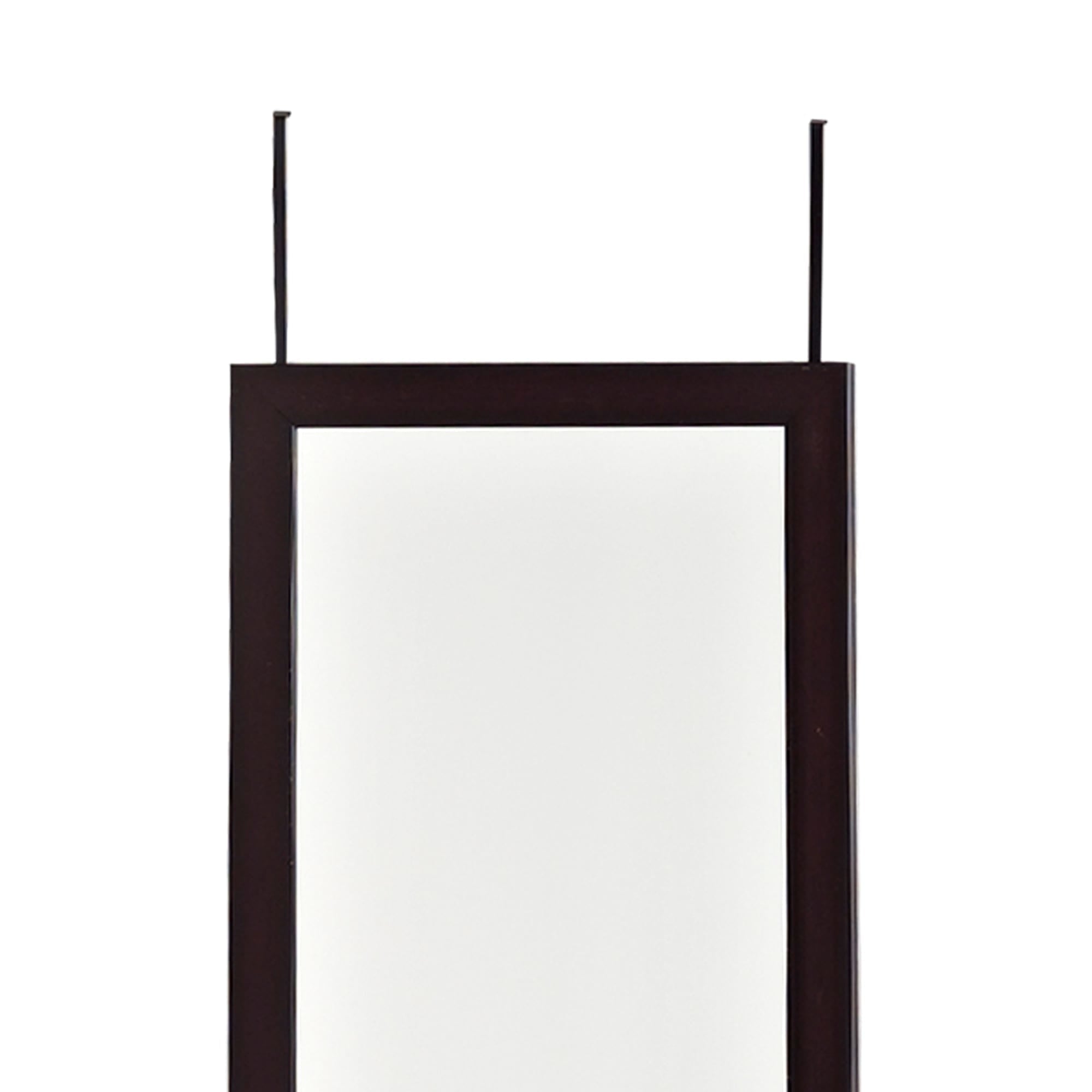 Home Basics Over The Door Mirror, Mahogany $12.00 EACH, CASE PACK OF 6