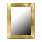 Load image into Gallery viewer, Home Basics Contemporary Rectangle Wall Mirror, Gold $5.00 EACH, CASE PACK OF 6
