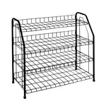 Load image into Gallery viewer, Home Basics 4 Tier Wire Enamel Coated Steel Shoe Rack, Black $15.00 EACH, CASE PACK OF 6