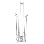 Load image into Gallery viewer, Home Basics Free-Standing Heavy Duty Sleek Dispensing Toilet Paper Holder, Chrome $15 EACH, CASE PACK OF 6