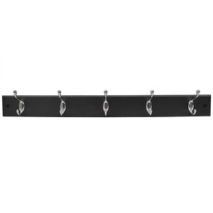 Home Basics 5 Double Hook Wall Mounted Hanging Rack, Black $12.00 EACH, CASE PACK OF 12