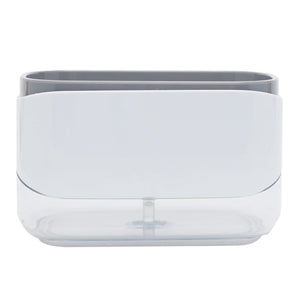 Home Basics All-in-One Soap Dispensing Sponge Holder $3.00 EACH, CASE PACK OF 12