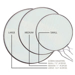 Load image into Gallery viewer, Home Basics 3 Piece Finely Netted Mesh Splatter Screen Set, White $5.00 EACH, CASE PACK OF 12