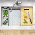 Load image into Gallery viewer, Home Basics Waves Rubber Sink Mat $2.00 EACH, CASE PACK OF 24