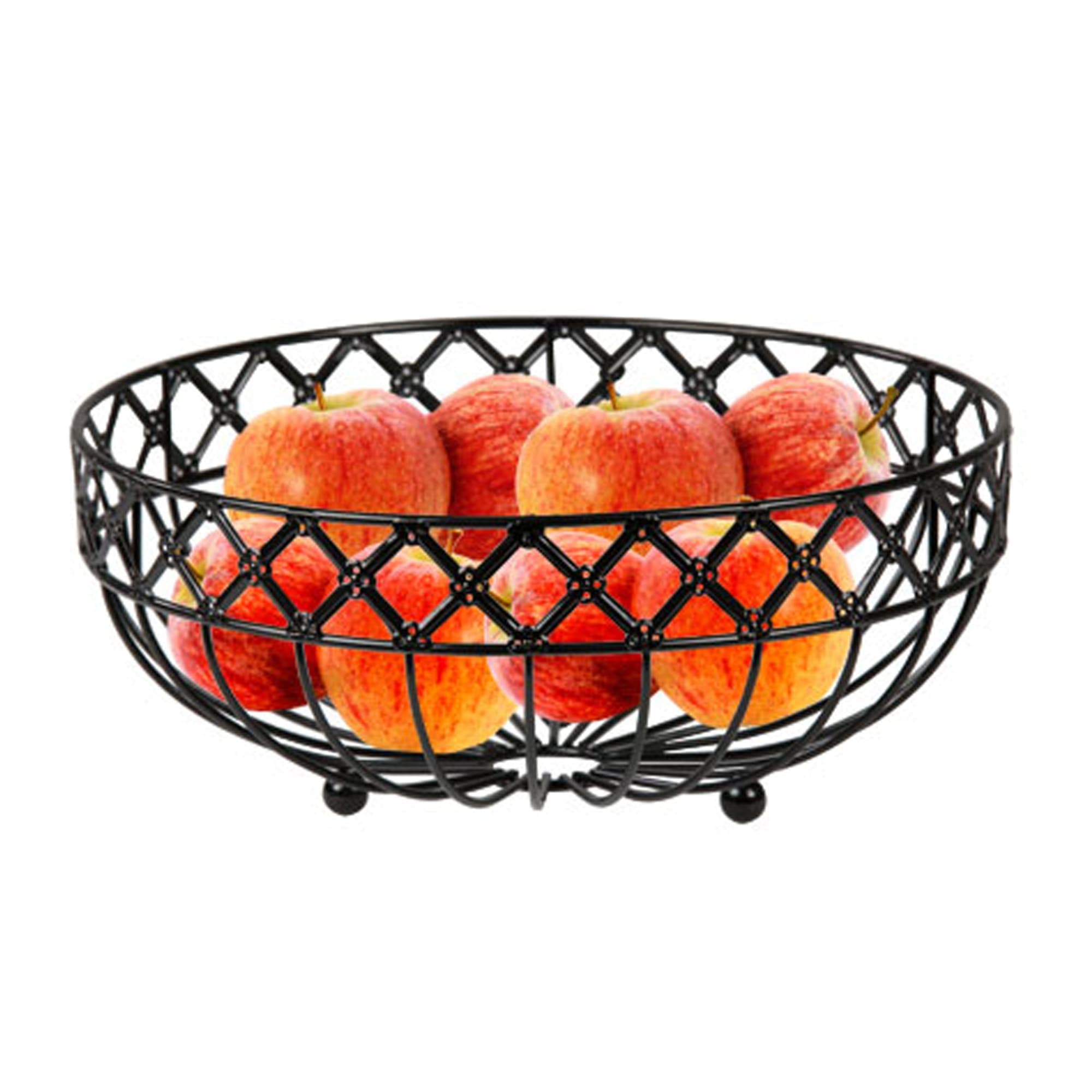 Home Basics Black Lattice Fruit Bowl $6.00 EACH, CASE PACK OF 6