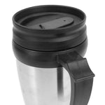 Load image into Gallery viewer, Home Basics 16 oz. Stainless Steel Insulated Travel Mug with Handle $3.00 EACH, CASE PACK OF 24
