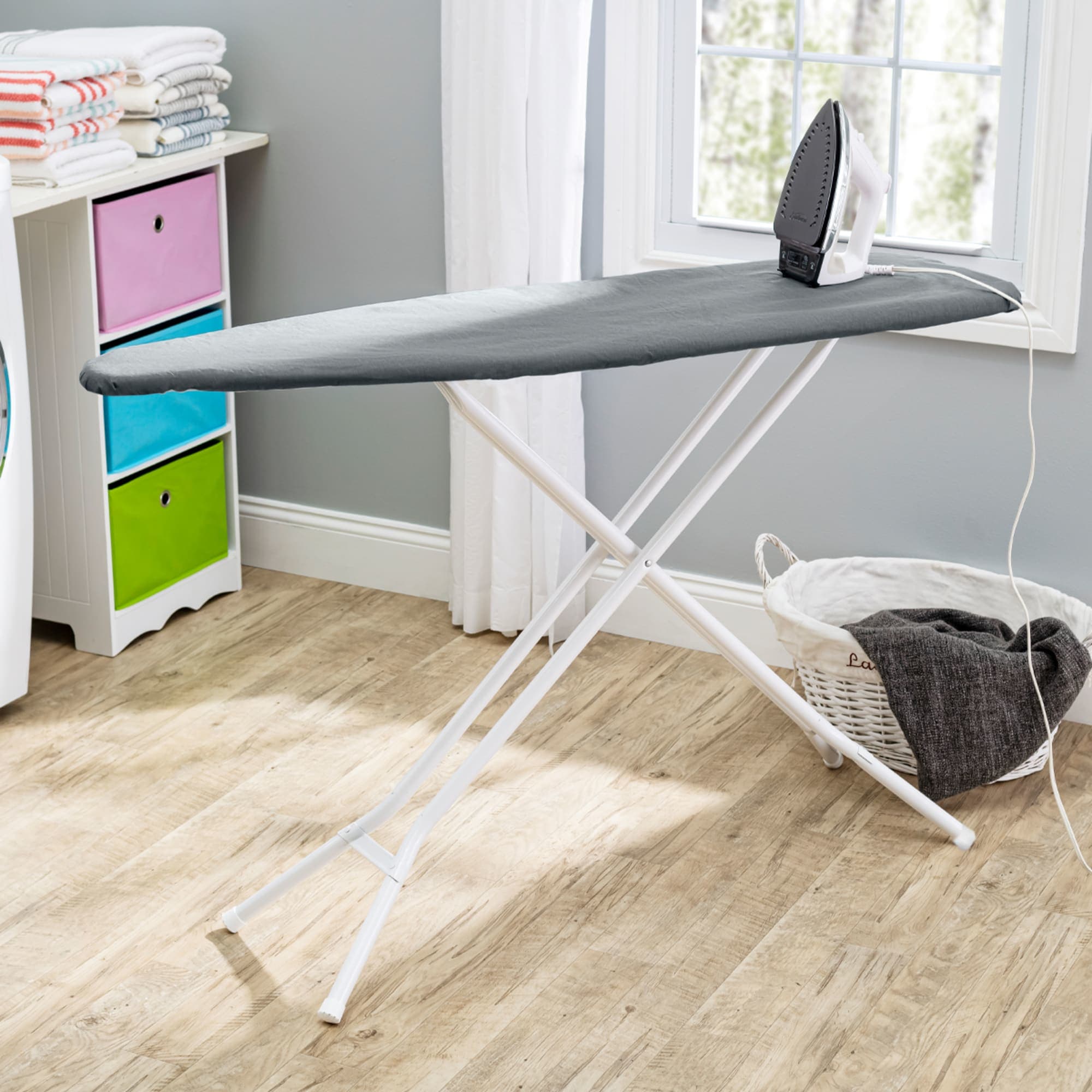 Seymour Home Products Adjustable Height, 4 Leg Ironing Board with Perforated Top, Dark Gray (4 Pack) $30.00 EACH, CASE PACK OF 4