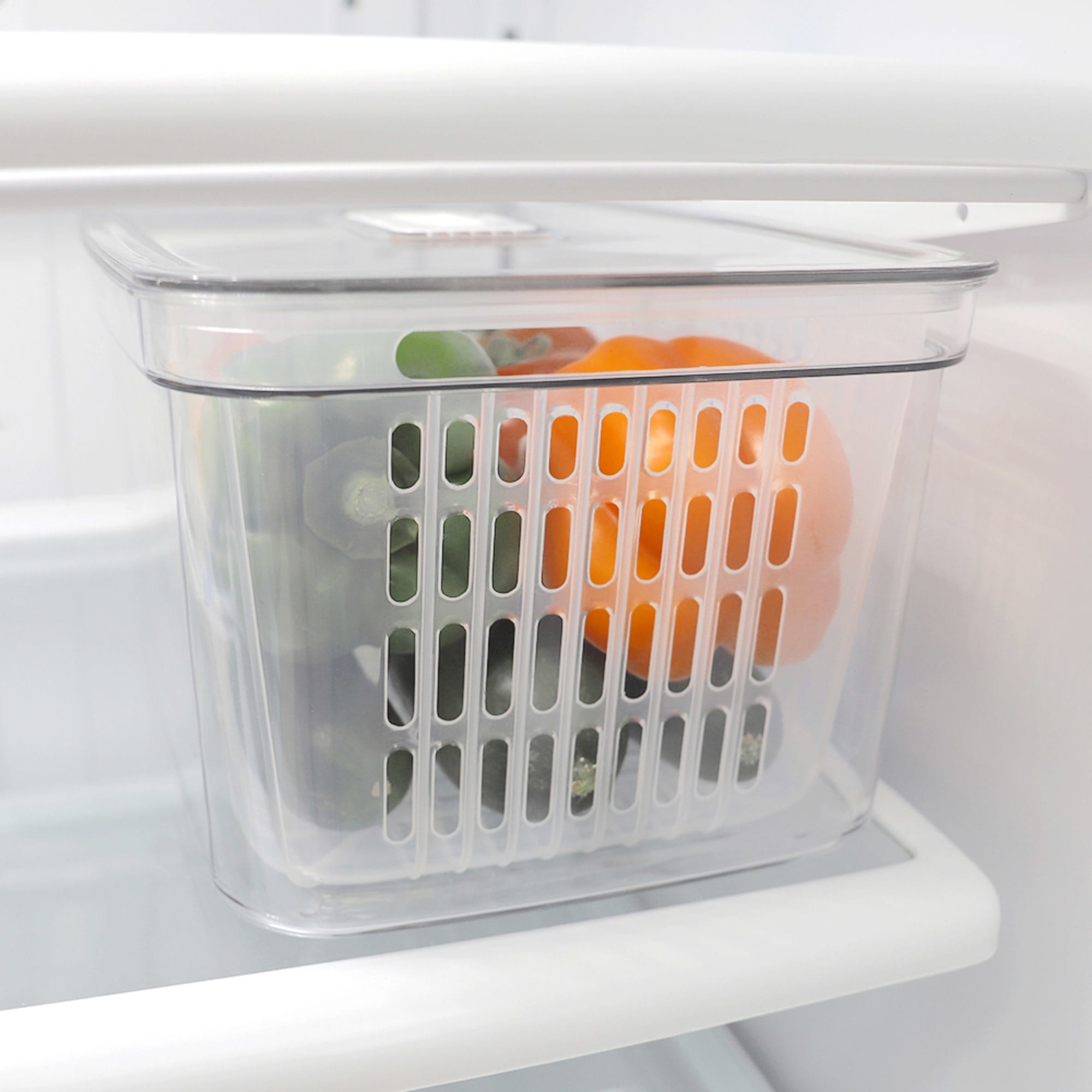 Home Basics Large Produce Saver with Removable Colander, Clear $8.00 EACH, CASE PACK OF 6