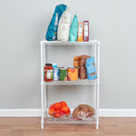 Load image into Gallery viewer, Home Basics 3 Tier Steel Wire Shelf, White $30.00 EACH, CASE PACK OF 4
