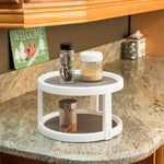 Load image into Gallery viewer, Home Basics 2 Tier Plastic Turntable $5.00 EACH, CASE PACK OF 12