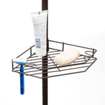 Load image into Gallery viewer, Home Basics 3 Tier Tension  Rod  Shower Caddy, Bronze $15.00 EACH, CASE PACK OF 6
