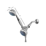 Load image into Gallery viewer, Home Basics Deluxe 5 Function Twin Shower Massager $15.00 EACH, CASE PACK OF 12