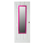 Load image into Gallery viewer, Home Basics Over The Door Mirror, Pink $12 EACH, CASE PACK OF 6