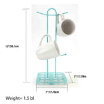 Load image into Gallery viewer, Home Basics Trinity Collection Mug Tree, Turquoise $5.00 EACH, CASE PACK OF 12
