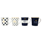 Load image into Gallery viewer, Home Basics Happiness Collection Bone China 12 oz. Novelty Mug - Assorted Colors