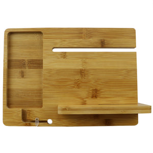 Home Basics Bamboo Smartphone Station, Natural $10.00 EACH, CASE PACK OF 6
