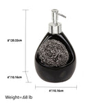 Load image into Gallery viewer, Home Basics Soap Dispenser with Sponge Holder - Assorted Colors