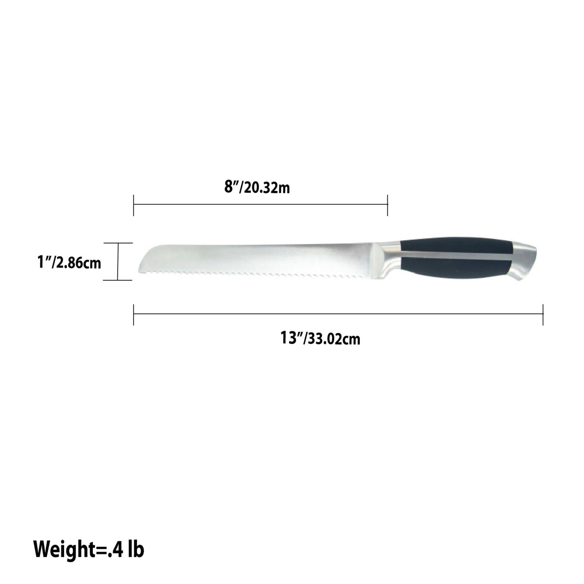Home Basics Continental Collection 8" Bread Knife $4.00 EACH, CASE PACK OF 24
