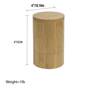 Home Basics 3 Tier Bamboo Salt Box $10 EACH, CASE PACK OF 12