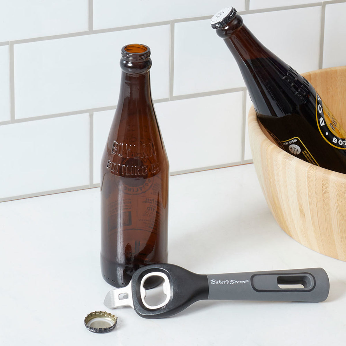 Baker's Secret Bottle Opener with Piercing End, FOOD PREP