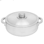 Load image into Gallery viewer, Home Basics Aluminum Satin Finish 2.4 qt Caldero $8 EACH, CASE PACK OF 12