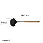 Load image into Gallery viewer, Home Basics Winchester Collection Scratch-Resistant Rubber Ladle, Natural $2.00 EACH, CASE PACK OF 24