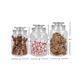 Load image into Gallery viewer, Home Basics 3 Piece Canister Set With Lids $10.00 EACH, CASE PACK OF 6