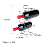 Load image into Gallery viewer, Home Basics Chrome Plated Steel Plated Steel 6 Bottle Wine Holder $7.50 EACH, CASE PACK OF 12