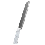Load image into Gallery viewer, Home Basics Marble Collection 8&quot; Bread Knife, White $2.5 EACH, CASE PACK OF 24
